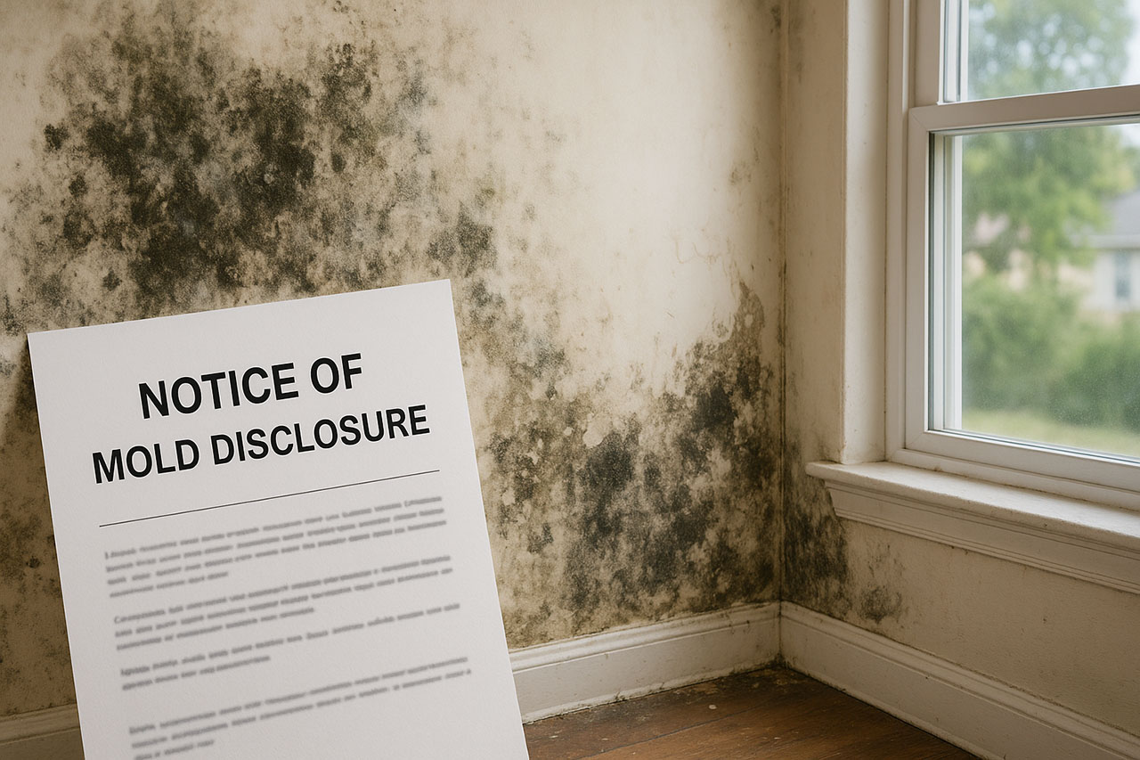 Mold on wall