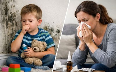 How does mold exposure differ for children versus adults?