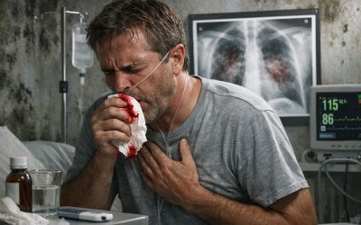 What symptoms indicate mold related lung infection?
