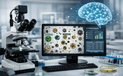 AI and digital microscopy in mold testing labs