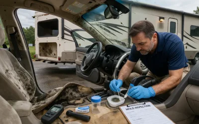 Mold Testing in Cars and RVs: What Most Owners Miss